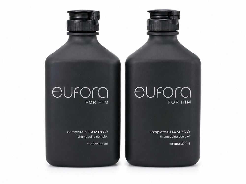 2 Eufora For Him Complete Shampoo 10.1 oz 300ml Men’s Hair Shampoo